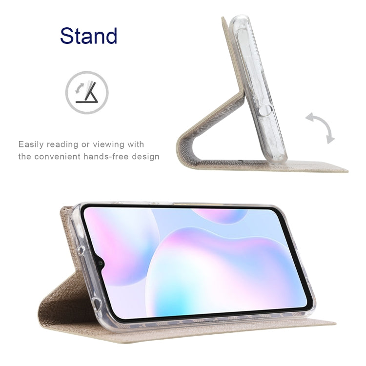 For Sharp Aquos R7 ViLi DMX Series Shockproof TPU + PU Leather Magnetic Attraction Horizontal Flip Case(Gold) - free shipping - PMC Jewellery - Order now!