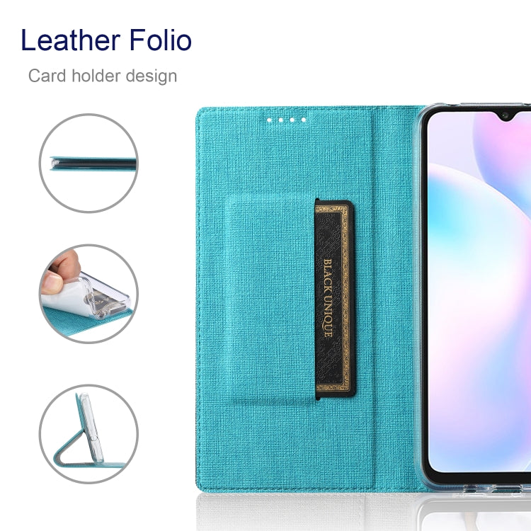 For Sharp Aquos R7 ViLi DMX Series Shockproof TPU + PU Leather Magnetic Attraction Horizontal Flip Case(Blue) - More Brand by ViLi | Online Shopping South Africa | PMC Jewellery | Buy Now Pay Later Mobicred