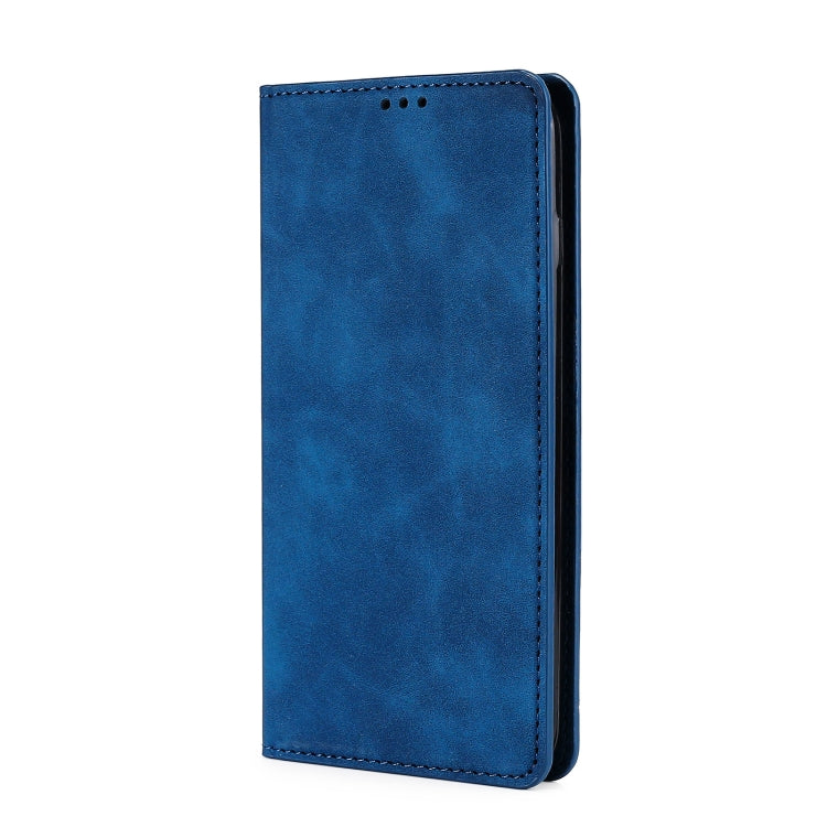 For Blackview A55 Pro Skin Feel Magnetic Horizontal Flip Leather Phone Case(Blue) - More Brand by PMC Jewellery | Online Shopping South Africa | PMC Jewellery | Buy Now Pay Later Mobicred