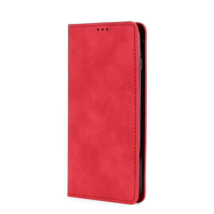 For Blackview A95 Skin Feel Magnetic Horizontal Flip Leather Phone Case(Red) - More Brand by PMC Jewellery | Online Shopping South Africa | PMC Jewellery | Buy Now Pay Later Mobicred