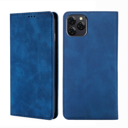 For Blackview A95 Skin Feel Magnetic Horizontal Flip Leather Phone Case(Blue) - More Brand by PMC Jewellery | Online Shopping South Africa | PMC Jewellery | Buy Now Pay Later Mobicred