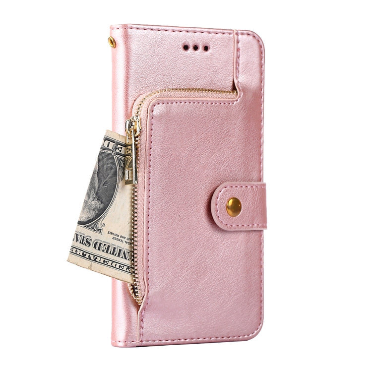 For Blackview A55 Zipper Bag Leather Phone Case(Rose Gold) - More Brand by PMC Jewellery | Online Shopping South Africa | PMC Jewellery | Buy Now Pay Later Mobicred