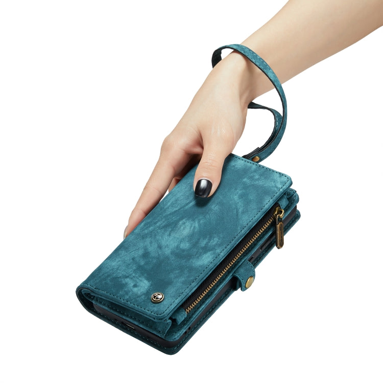 For Galaxy S20 Ultra CaseMe Detachable Multifunctional Horizontal Flip Leather Case, with Card Slot & Holder & Zipper Wallet & Photo Frame(Green) - Galaxy Phone Cases by CaseMe | Online Shopping South Africa | PMC Jewellery | Buy Now Pay Later Mobicred