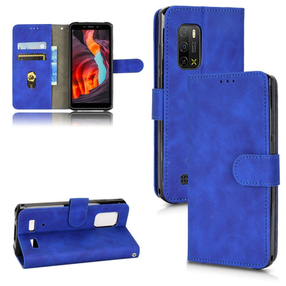 For Ulefone Armor X10 Skin Feel Magnetic Flip Leather Phone Case(Blue) - Ulefone Cases by PMC Jewellery | Online Shopping South Africa | PMC Jewellery | Buy Now Pay Later Mobicred