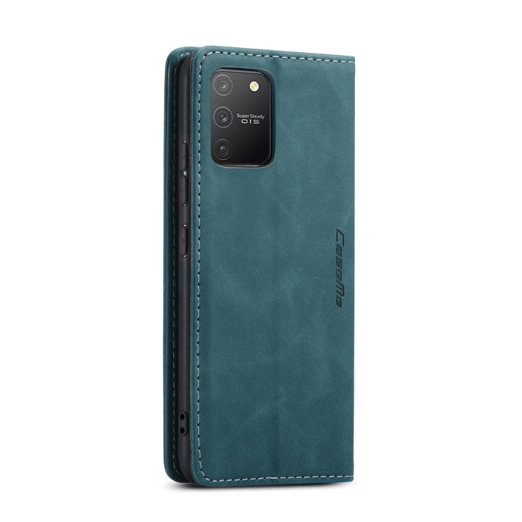 For Galaxy A91 / S10 Lite CaseMe Multifunctional Horizontal Flip Leather Case, with Card Slot & Holder & Wallet(Blue) - Galaxy Phone Cases by CaseMe | Online Shopping South Africa | PMC Jewellery | Buy Now Pay Later Mobicred