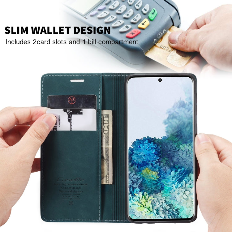 For Galaxy S20 Ultra CaseMe Multifunctional Horizontal Flip Leather Case, with Card Slot & Holder & Wallet(Blue) - Galaxy Phone Cases by CaseMe | Online Shopping South Africa | PMC Jewellery | Buy Now Pay Later Mobicred