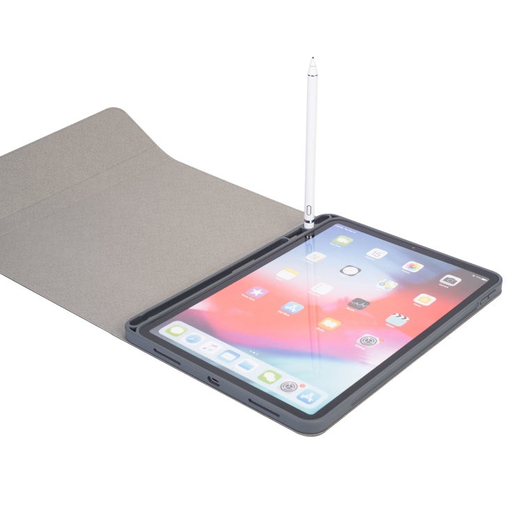 RK11D Backlight Cloth Texture Detachable Magnetic Bluetooth Keyboard Horizontal Flip Leather Tablet Case for iPad Pro 11 2020 / 2018 with Holder & Pen Slot(Black) - For iPad Pro by PMC TechLife | Online Shopping South Africa | PMC TechLife