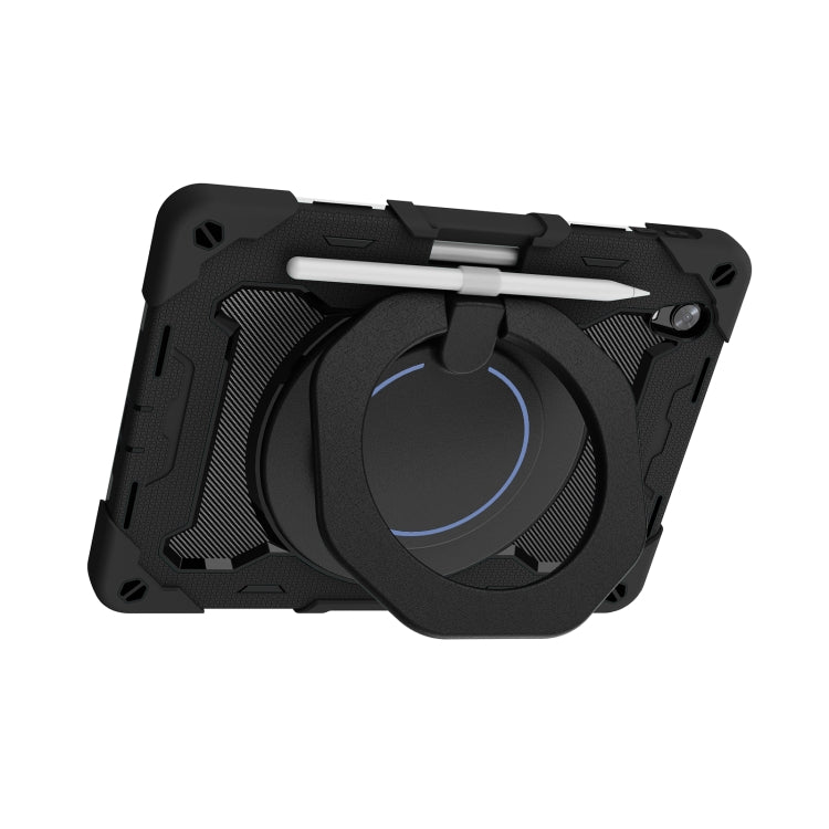For OPPO Pad Armor Contrast Color Silicone + PC Tablet Case(Black) - OPPO by PMC TechLife | Online Shopping South Africa | PMC TechLife | Buy Now Pay Later Mobicred