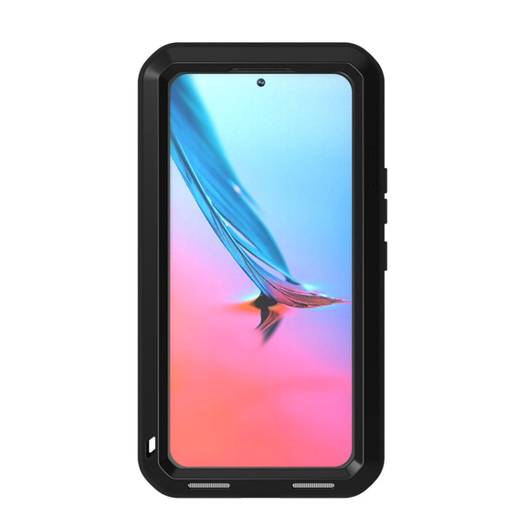 For Samsung Galaxy S22  LOVE MEI Metal Shockproof Waterproof Dustproof Protective Phone Case with Glass(Army Green) - Galaxy S22 5G Cases by LOVE MEI | Online Shopping South Africa | PMC TechLife | Buy Now Pay Later Mobicred
