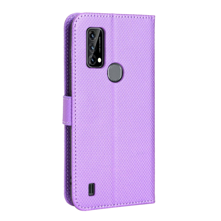 For Blackview A50 Diamond Texture Leather Phone Case(Purple) - More Brand by PMC Jewellery | Online Shopping South Africa | PMC Jewellery | Buy Now Pay Later Mobicred