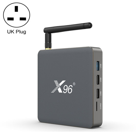 X96 X6 8K Smart TV BOX Android 11.0 Media Player, RK3566 Quad Core ARM Cortex A55, RAM: 8GB, ROM: 64GB, Plug Type:UK Plug - RK3566 by PMC Jewellery | Online Shopping South Africa | PMC Jewellery | Buy Now Pay Later Mobicred