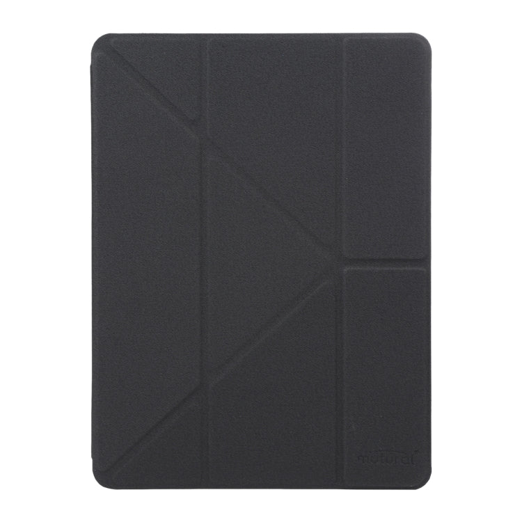 Mutural King Kong Series Deformation Holder Leather Tablet Case For iPad 9.7 2018 / 2017(Black) - free shipping - PMC TechLife - Order now!