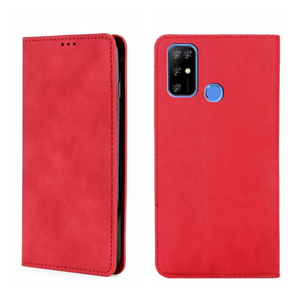 For DOOGEE X96 Pro Skin Feel Magnetic Horizontal Flip Leather Phone Case(Red) - More Brand by PMC Jewellery | Online Shopping South Africa | PMC Jewellery | Buy Now Pay Later Mobicred