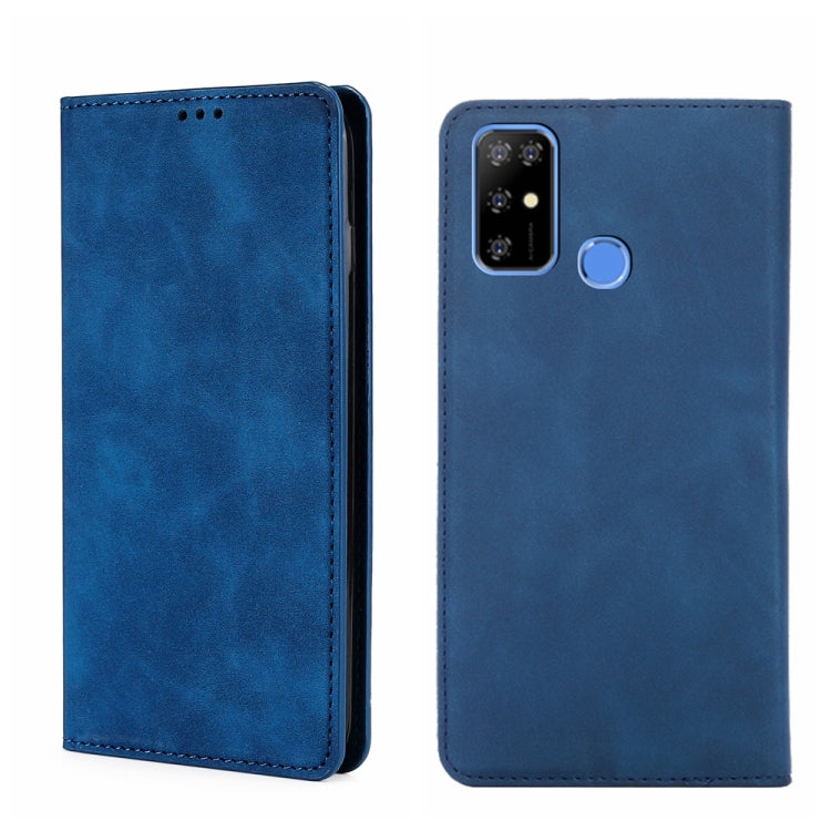 For DOOGEE X96 Pro Skin Feel Magnetic Horizontal Flip Leather Phone Case(Blue) - More Brand by PMC Jewellery | Online Shopping South Africa | PMC Jewellery | Buy Now Pay Later Mobicred