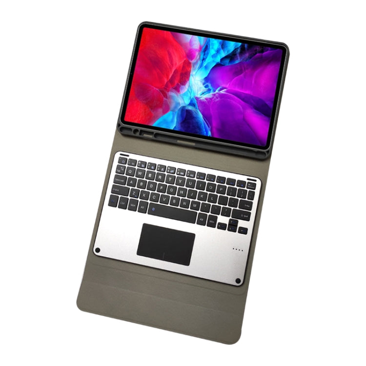RK11L Aluminum Alloy Touch Bluetooth Keyboard Horizontal Flip Leather Tablet Case for iPad Pro 11 2020 / 2018 with Holder & Pen Slot(Black) - For iPad Pro by PMC TechLife | Online Shopping South Africa | PMC TechLife