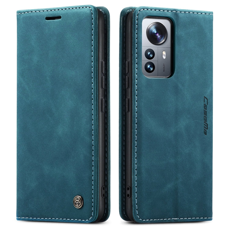 For Xiaomi 12 Pro CaseMe 013 Multifunctional Horizontal Flip Leather Phone Case(Blue) - Xiaomi Cases by CaseMe | Online Shopping South Africa | PMC Jewellery | Buy Now Pay Later Mobicred