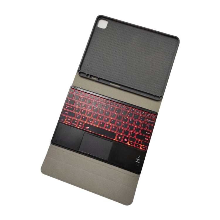 RK11T Backlight Detachable Touch Bluetooth Keyboard TPU Horizontal Flip Leather Tablet Case for iPad Pro 11 2020 / 2018 with Holder & Pen Slot(Black) - For iPad Pro by PMC TechLife | Online Shopping South Africa | PMC TechLife