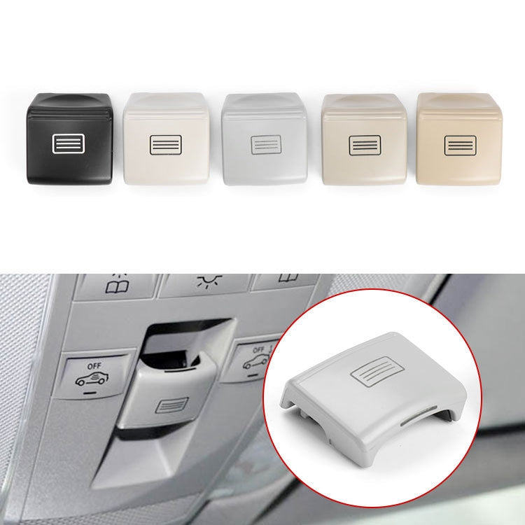 Car Sunroof Window Switch Button for Mercedes-Benz W204 / W212, Left Driving(Mercerized Beige) - Car Switches by PMC TechLife | Online Shopping South Africa | PMC TechLife | Buy Now Pay Later Mobicred