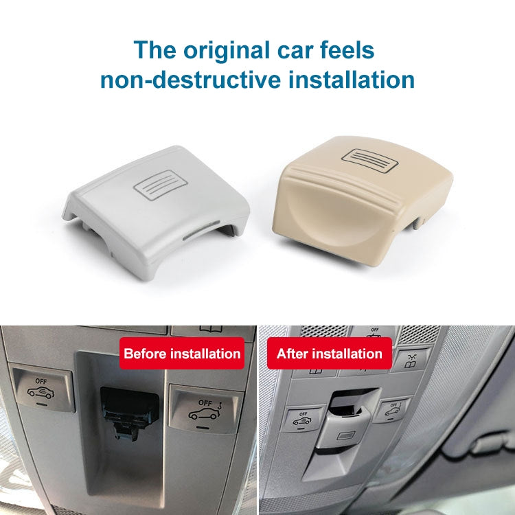 Car Sunroof Window Switch Button for Mercedes-Benz W204 / W212, Left Driving(Mercerized Beige) - Car Switches by PMC TechLife | Online Shopping South Africa | PMC TechLife | Buy Now Pay Later Mobicred
