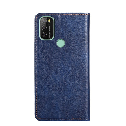 For Blackview A70 Gloss Oil Solid Color Magnetic Leather Phone Case(Blue) - More Brand by PMC Jewellery | Online Shopping South Africa | PMC Jewellery | Buy Now Pay Later Mobicred