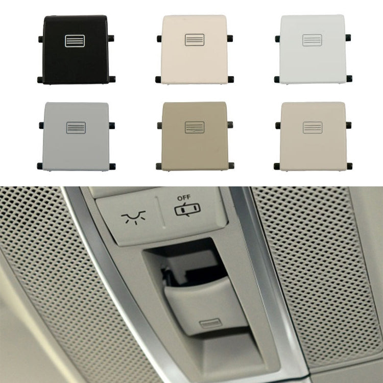 Car Dome Light Button Sunroof Window Switch Button for Mercedes-Benz W166 / W292 2012-, Left Driving, Style:Flat(Beige) - Car Switches by PMC TechLife | Online Shopping South Africa | PMC TechLife | Buy Now Pay Later Mobicred