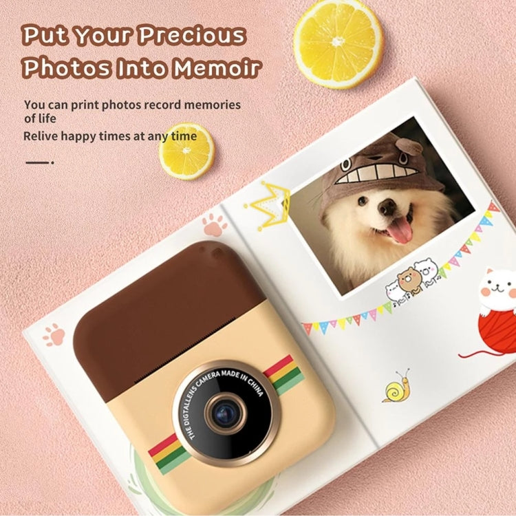 With 16GB Memory Card CP08 2.4 inch IPS HD Screen Children Instant Camera - Children Cameras by PMC Jewellery | Online Shopping South Africa | PMC Jewellery | Buy Now Pay Later Mobicred