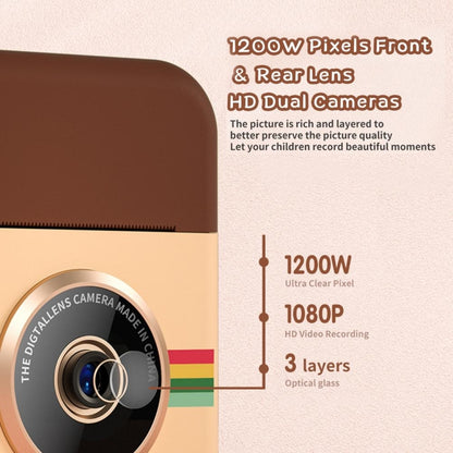 With 32GB Memory Card CP08 2.4 inch IPS HD Screen Children Instant Camera - Children Cameras by PMC Jewellery | Online Shopping South Africa | PMC Jewellery | Buy Now Pay Later Mobicred