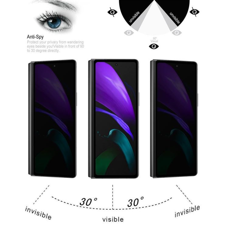 Full Cover Anti-peeping Tempered Glass Film For Samsung Galaxy Z Fold2 5G - free shipping - PMC TechLife - Order now!