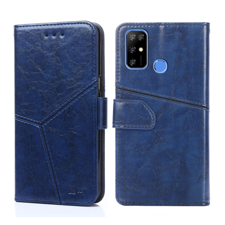 For Doogee X96 Pro Geometric Stitching Horizontal Flip Leather Phone Case(Blue) - Doogee Cases by PMC Jewellery | Online Shopping South Africa | PMC Jewellery | Buy Now Pay Later Mobicred