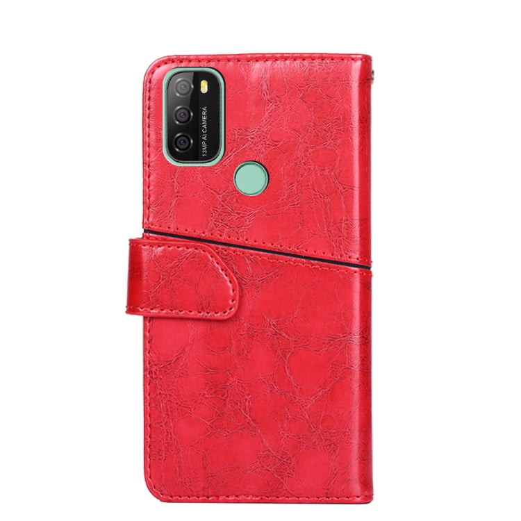 For Blackview A70 Geometric Stitching Horizontal Flip Leather Phone Case(Red) - More Brand by PMC Jewellery | Online Shopping South Africa | PMC Jewellery | Buy Now Pay Later Mobicred