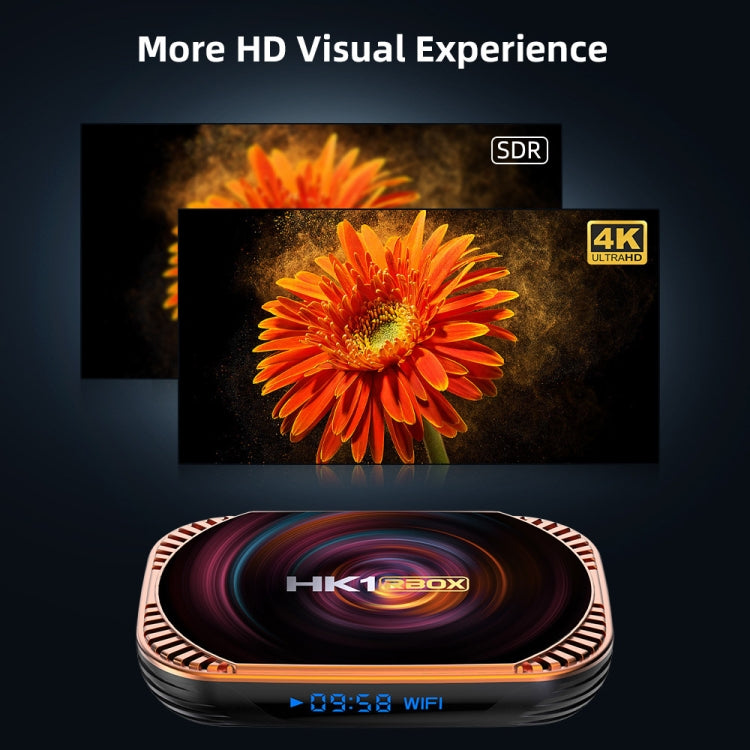 MECOOL HK1RBOX X4 4K TV Box, Android 11 Amlogic S905X4 CPU with RC 4GB+128GB(UK Plug) - free shipping - PMC TechLife - Order now!