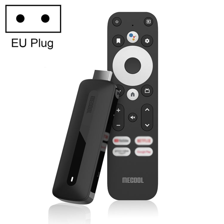 Mecool KD3 4K TV Stick, Android 11 Amlogic S905Y4 CPU 2GB+8GB with RC(EU Plug) - Amlogic S905 by MECOOL | Online Shopping South Africa | PMC Jewellery | Buy Now Pay Later Mobicred