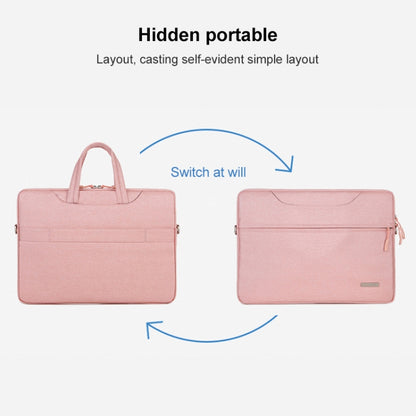 Handbag Laptop Bag Inner Bag with Shoulder Strap, Size:14 inch(Pink) - Other by PMC Jewellery | Online Shopping South Africa | PMC Jewellery | Buy Now Pay Later Mobicred