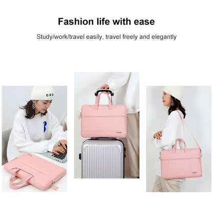 Handbag Laptop Bag Inner Bag with Shoulder Strap, Size:14 inch(Pink) - Other by PMC Jewellery | Online Shopping South Africa | PMC Jewellery | Buy Now Pay Later Mobicred