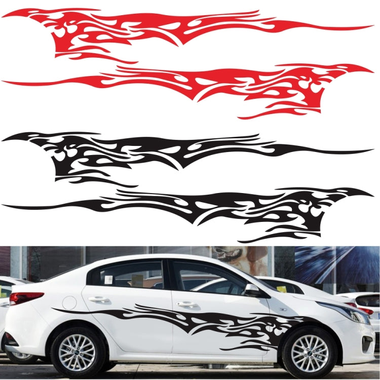 2 PCS/Set D-144 Fire Element Pattern Car Modified Decorative Sticker(Blue) - Decorative Sticker by PMC Jewellery | Online Shopping South Africa | PMC Jewellery | Buy Now Pay Later Mobicred