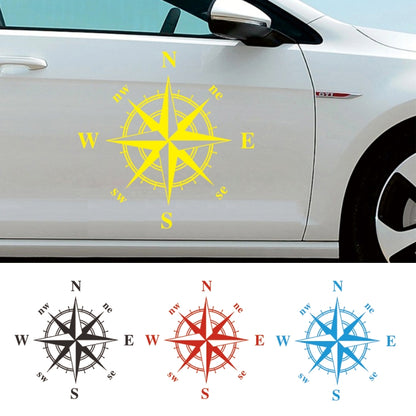 D-366 Compass Pattern Car Modified Decorative Sticker(Black) - Decorative Sticker by PMC Jewellery | Online Shopping South Africa | PMC Jewellery | Buy Now Pay Later Mobicred