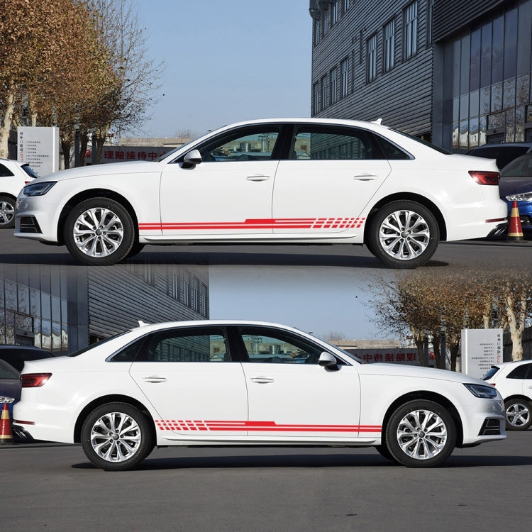 D-730 Stripe Pattern Car Modified Decorative Sticker(Red) - free shipping - PMC Jewellery - Order now!