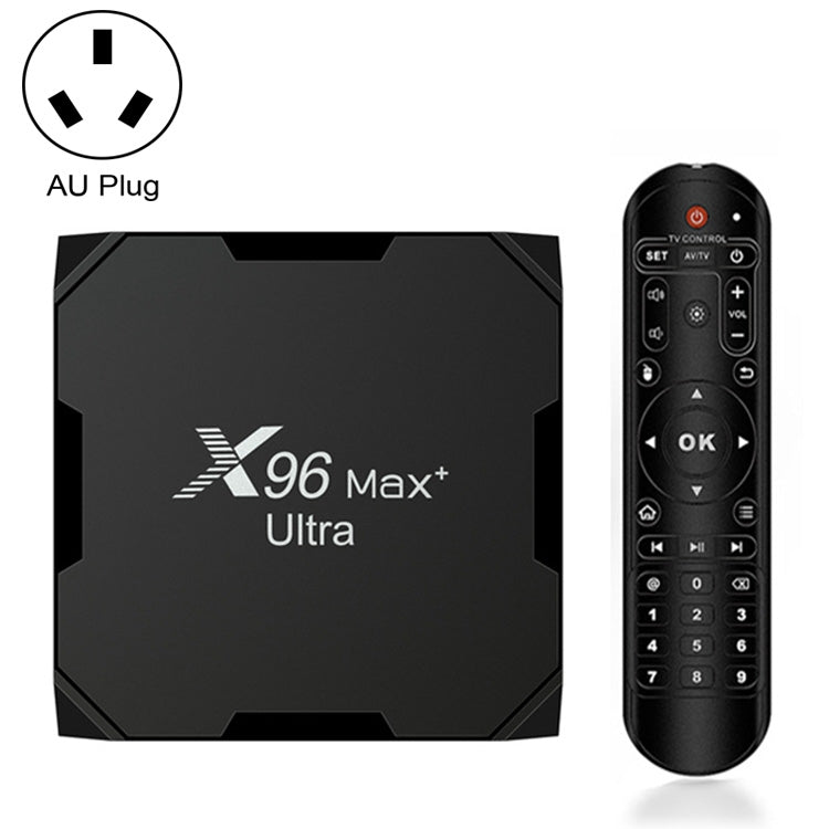 X96 Max+ Ultra 4GB+32GB Amlogic S905X4 8K Smart TV BOX Android 11.0 Media Player, Plug Type:AU Plug - Others by PMC TechLife | Online Shopping South Africa | PMC TechLife | Buy Now Pay Later Mobicred