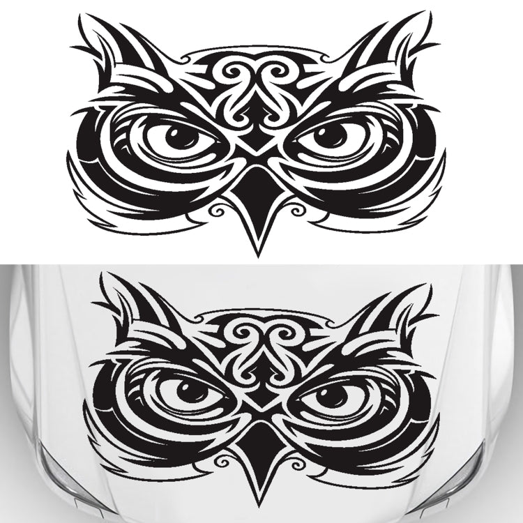 D-921 Eagle Totem Pattern Car Modified Decorative Sticker(Black) - Decorative Sticker by PMC Jewellery | Online Shopping South Africa | PMC Jewellery | Buy Now Pay Later Mobicred