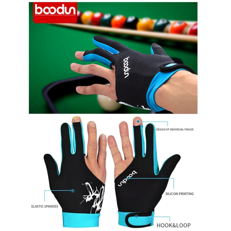 BOODUN M050912 Thin Breathable Men and Women Billiards Three Finger Single Gloves, Size:L(Dark Yellow) - free shipping - PMC TechLife - Order now!