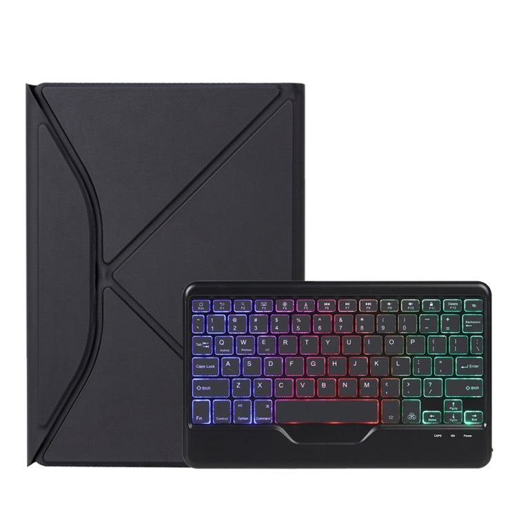 Z098BS Pen Slot Backlight Bluetooth Keyboard Leather Tablet Case For iPad Air 11 2025 / 2024 / Air 5 / Air 4(Black) - For iPad Air by PMC Jewellery | Online Shopping South Africa | PMC Jewellery | Buy Now Pay Later Mobicred
