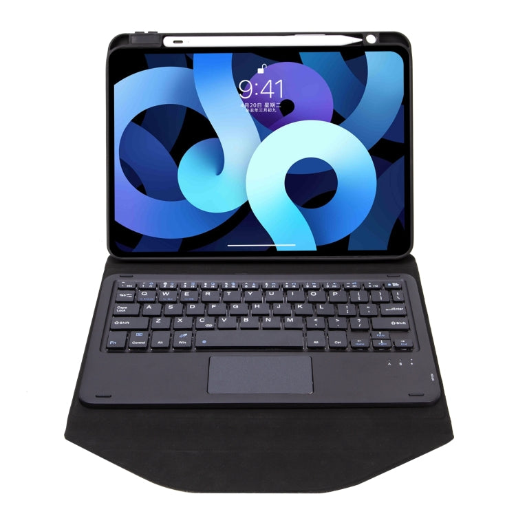 Z102B-A Pen Slot Touchpad Bluetooth Keyboard Leather Tablet Case For iPad 10.2 2021/2020/2019(Black) - Universal by PMC TechLife | Online Shopping South Africa | PMC TechLife