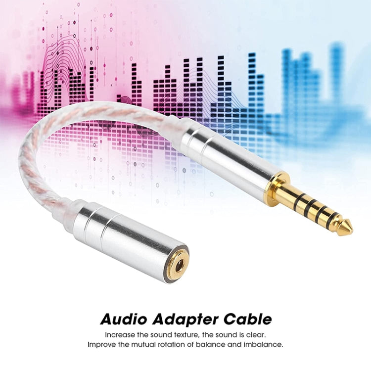 ZS0156 Balanced Inter-conversion Audio Cable(4.4 Balanced Male to 2.5 Balanced Female) - Headset Accessories by PMC Jewellery | Online Shopping South Africa | PMC Jewellery | Buy Now Pay Later Mobicred
