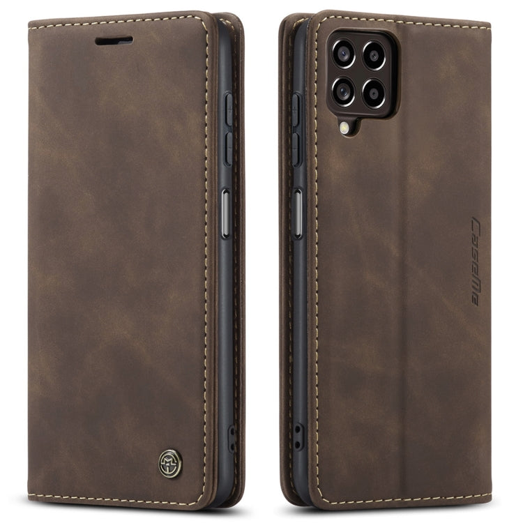 For Samsung Galaxy M53 5G CaseMe 013 Multifunctional Horizontal Flip Leather Phone Case(Coffee) - Galaxy Phone Cases by CaseMe | Online Shopping South Africa | PMC Jewellery | Buy Now Pay Later Mobicred