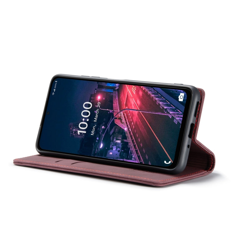 For Samsung Galaxy M53 5G CaseMe 013 Multifunctional Horizontal Flip Leather Phone Case(Wine Red) - Galaxy Phone Cases by CaseMe | Online Shopping South Africa | PMC Jewellery | Buy Now Pay Later Mobicred