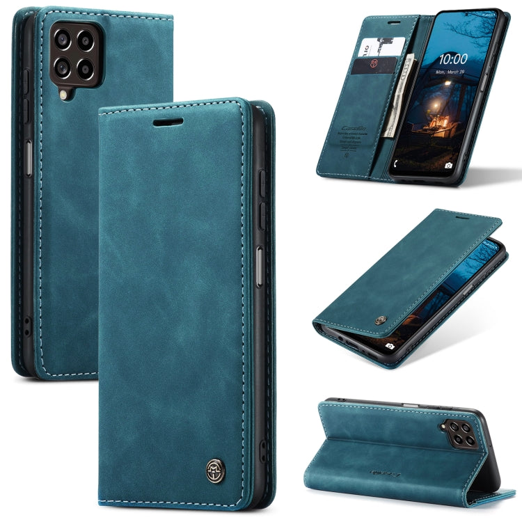 For Samsung Galaxy M53 5G CaseMe 013 Multifunctional Horizontal Flip Leather Phone Case(Blue) - Galaxy Phone Cases by CaseMe | Online Shopping South Africa | PMC Jewellery | Buy Now Pay Later Mobicred