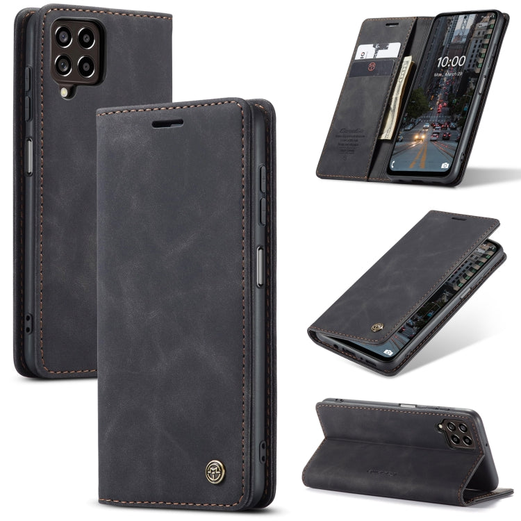 For Samsung Galaxy M53 5G CaseMe 013 Multifunctional Horizontal Flip Leather Phone Case(Black) - Galaxy Phone Cases by CaseMe | Online Shopping South Africa | PMC Jewellery | Buy Now Pay Later Mobicred