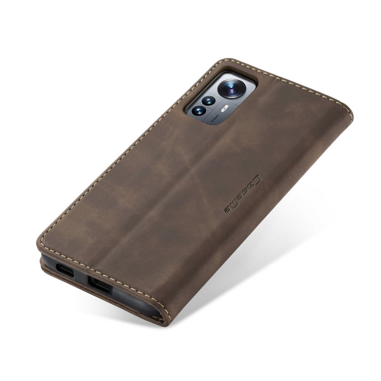 For Xiaomi 12 Lite CaseMe 013 Multifunctional Horizontal Flip Leather Phone Case(Coffee) - Xiaomi Cases by CaseMe | Online Shopping South Africa | PMC Jewellery | Buy Now Pay Later Mobicred