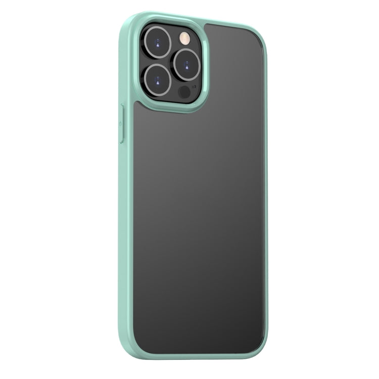 For iPhone 14 Pro Max Clear Acrylic + TPU Phone Case (Green) - iPhone 14 Pro Max Cases by PMC TechLife | Online Shopping South Africa | PMC TechLife
