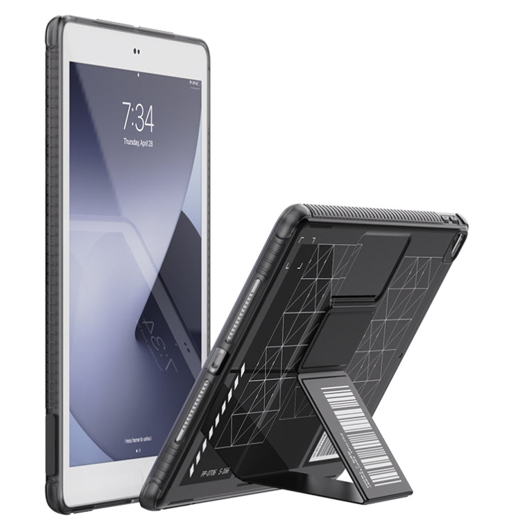 Mutural XingTu Series Tablet Case with Holder For iPad 10.2 2021 / 2020 / Pro 10.5 inch(Black) - free shipping - PMC TechLife - Order now!